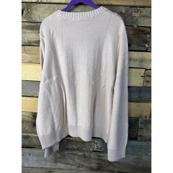 Gap Cable Knit Sweater Cream Beige XL - Picture 4 of 5